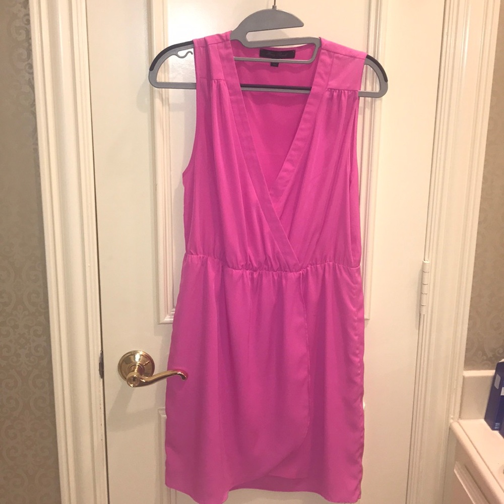 Honey Punch Hot Pink Tulip Boutique Dress